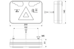 Fanali posteriori HORPOL LZD 3215+3216, cavo da 2 m, 7 funzioni, sinistra+destra