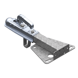 Gancio di traino AL-KO AK7 75VR per rimorchio da 750 kg con timone a V.