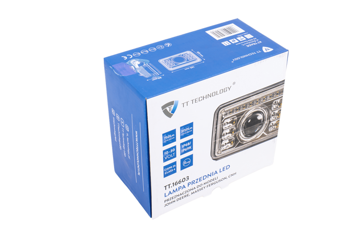 TT Technology TT.16603 Fanale anteriore a LED 3 funzioni 16xLED 3150lm per John Deere, Massey Ferguson, CNH