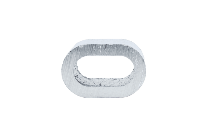 Connettore in alluminio per corde DROMET ZLA.6, manicotto per corde da 6 mm