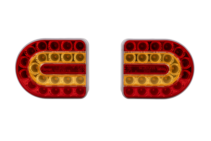 SPAREX CONNIX S.130977 Fanali posteriori a LED 4 funzioni sinistra+destra, wireless, magnetici