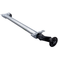 Asse AL-KO OPTIMA non frenato per rimorchio 750kg 1130mm 1443mm 4x100