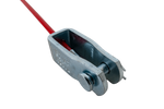 Corda di sicurezza di emergenza con sgancio rapido KNOTT con moschettone, 1200 mm