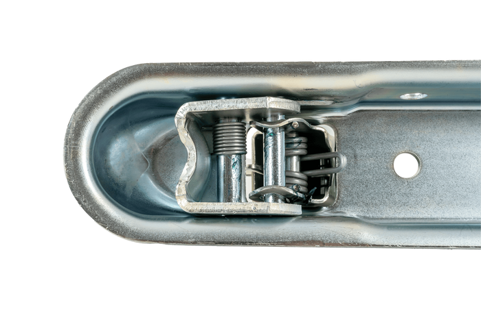 Gancio di traino KNOTT KQ14-B per rimorchio da 1400 kg con timone quadrato da 60 mm