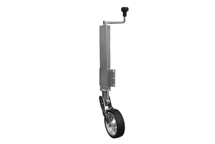 Ruota di supporto automatica UNITRAILER con maniglia 400 kg 60 mm 470-785 mm