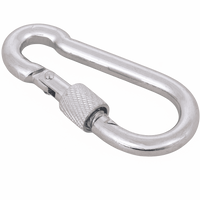 Moschettone con sicurezza per corde DROMET KSZ.5.50 moschettone per pompiere 5x50mm