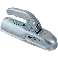 Gancio a sfera KNOTT K7.5-E per rimorchio da 750 kg con timone tubolare da 70 mm