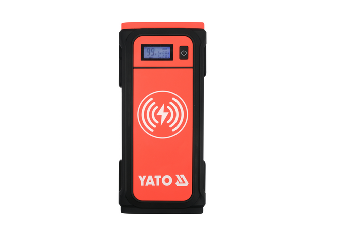 YATO YT-83085 power bank di avviamento di emergenza da 16000 mAh con ricarica induttiva