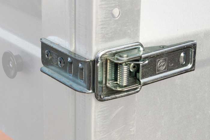 Gancio laterale con chiusura WINTERHOFF BV 60-1 + BVG 60-A chiusura laterale completa del rimorchio