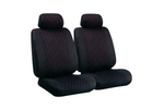Set di coprisedili per auto LAMPA Glamur nero, per i sedili anteriori