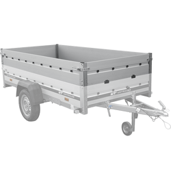 Sponde laterali in alluminio BIS per i rimorchi UNITRAILER GARDEN 264 KIPP ALU e 264/2 KIPP ALU