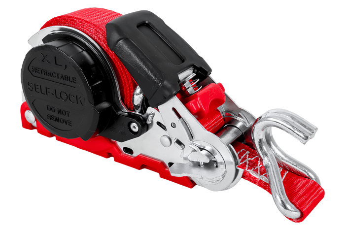 Nastro trasportatore automatico retrattile FACTY 5 m/25 mm/0,35 t rosso