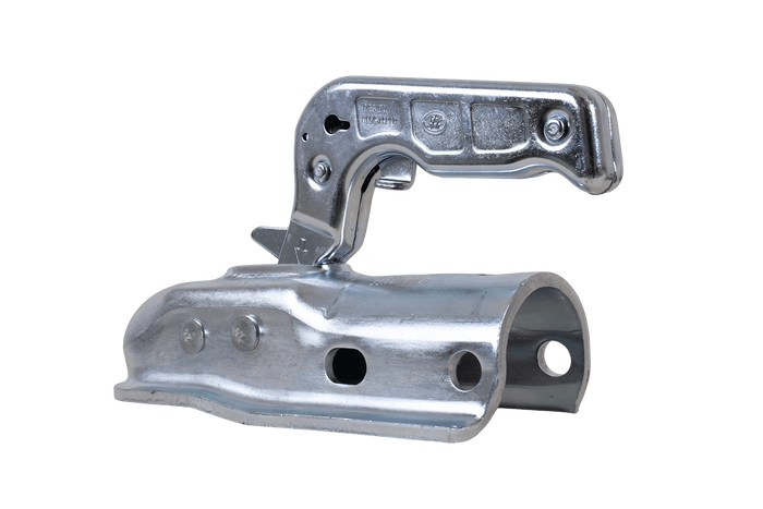 Gancio di traino a sfera STEELPRESS ZSK-1700D per rimorchio da 1700 kg con timone tubolare da 50 mm