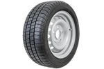 OUTLET Ruota per rimorchio rinforzata PNEUMATICO GT Radial 195/50 R13C 104/101N CERCHIO KENDA 6Jx13&quot;H2 5x112 ET:30