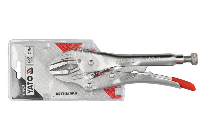 Pinza autobloccante corta YATO YT-2453, ganasce dritte, 250 mm