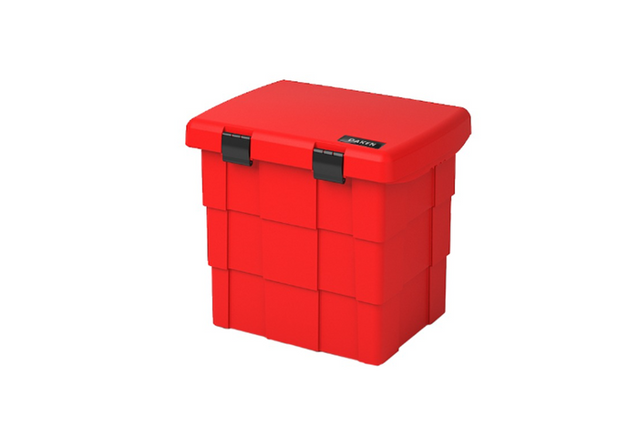 DAKEN 86014 PITBOX contenitore per materiali sfusi, per sabbia e sale stradale, dimensioni 655x570x520 mm, capacità 108,5 l.