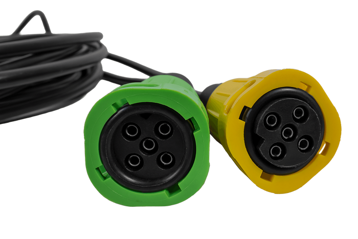 MANTES installazione elettrica, cablaggio per rimorchio barca, 5,5 m, spina a 13 pin, 2 baionette a 5 pin