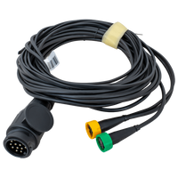 Impianto elettrico MANTES, cablaggio rimorchio, 5,2 m, spina 13 PIN, 2 baionette 5 PIN