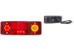 Fanale posteriore WAŚ WE551DP 484 LED 4 funzioni destro