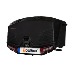 Towbox Alpha urban black - box portabagagli da montare sul gancio di traino