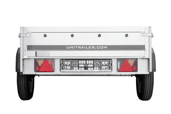 Rimorchio per auto 200x125 UNITRAILER GARDEN 201 KIPP