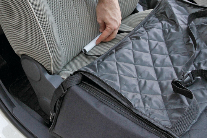 Trasportino per cani LAMP protezione per sedile auto 40x40cm