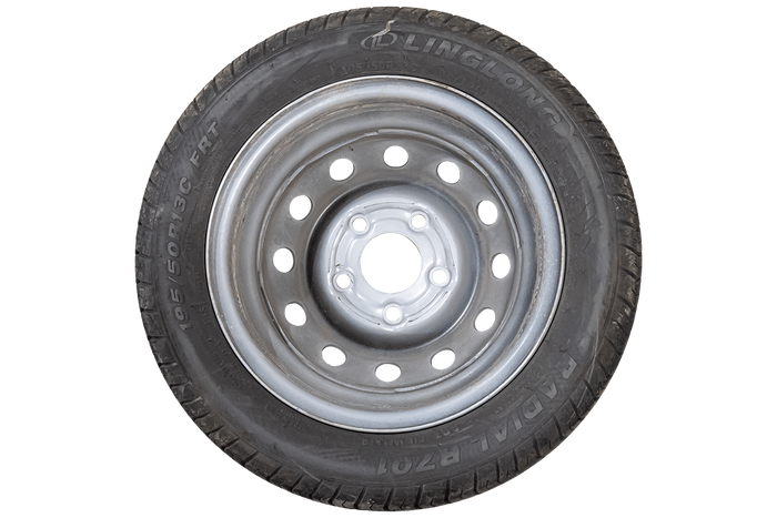 OUTLET Ruota rinforzata per rimorchio PNEUMATICO LINGLONG 195/50 R13C 104/101N CERCHIO UNITRAILER 5.5Jx13"H2 5x112 ET:30