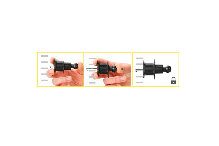 Supporto per telefono Graviton LAMP per la bocchetta dell'aria