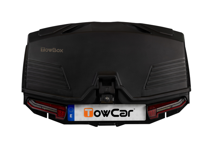Towbox Alpha urban black - box portabagagli da montare sul gancio di traino