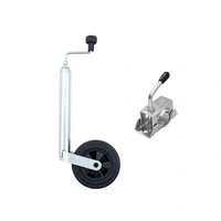 Ruotino di appoggio con morsetto WINTERHOFF ST48-200V+KLE48 150kg 48mm 505-725mm