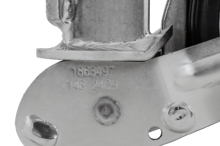 AL-KO 1863497 ruotino di appoggio automatico con maniglia 400kg 60mm 775-1010mm