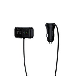 Trasmettitore FM BASEUS T tipo S-16 bluetooth 5.0 MP3 + caricabatteria da auto 2x USB