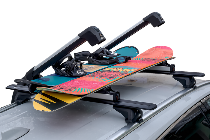 Inter Pack Frostline 4 - supporto in alluminio per 4 paia di sci o 2 snowboard