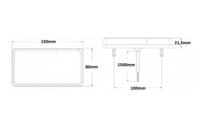 KAMAR L2295-Z Luci posteriori a LED 4 funzioni sinistra + destra