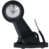Lampada di segnalazione a LED FRISTOM FT-009C universale su braccio in gomma