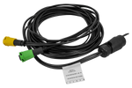 MANTES installazione elettrica, cablaggio per rimorchio barca 4,4 m, spina a 7 pin, 2 baionette a 5 pin