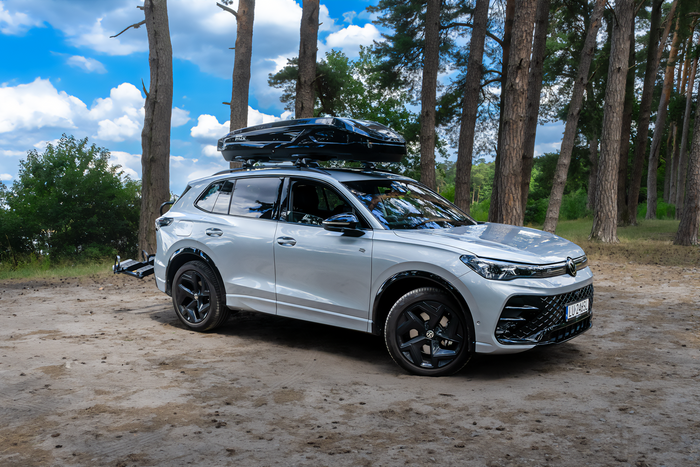 Box da tetto Inter Pack Monsun L, nero metallizzato