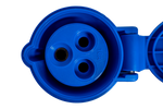 Presa elettrica MANTES 2P+Z, presa portatile 16A 230V con sportellino