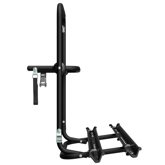 Portabici per ruota di scorta Peruzzo Brennero 4x4 - Portabici per 2 bici con binari (nero)