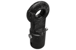 Gancio di traino a occhiello OUTLET KNOTT KK6220S per rimorchio da 3500 kg con timone tubolare da 60 mm