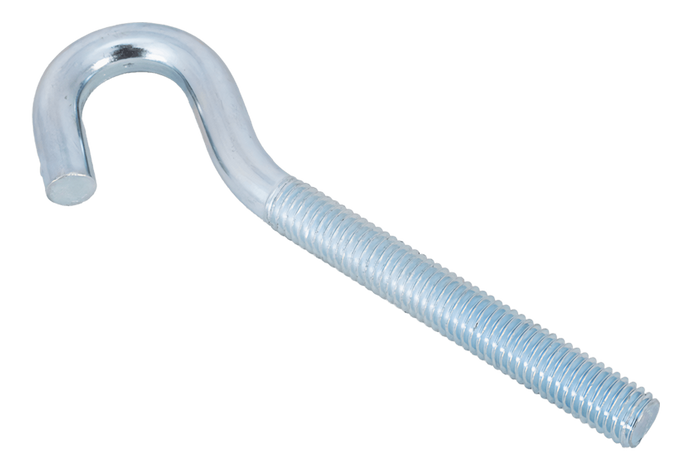 Gancio da cantiere DROMET HZ M8x100 con estremità aperta (piegata)