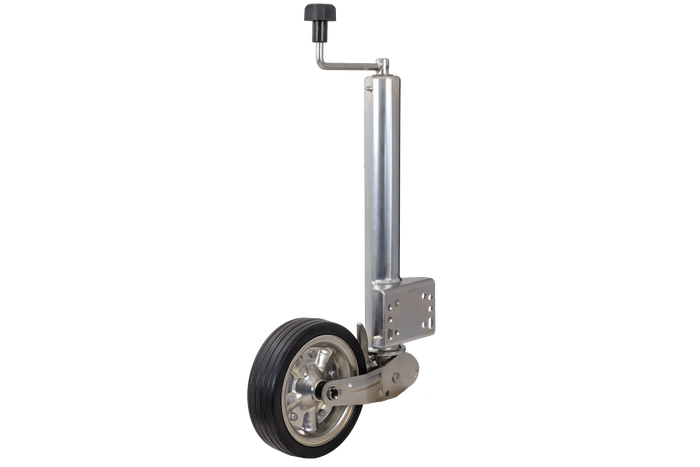 Ruota di spinta rinforzata KNOTT ATK60 con maniglia 350 kg 60 mm 785-1020 mm