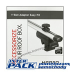 Profilo a T EF (scanalature) - adattatore per travi con scanalature a T - Inter Pack Carver, Zenith