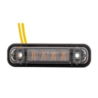 Lampada di segnalazione a LED DARK FRISTOM FT-081, arancione, universale