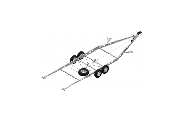 Supporto ruota di scorta KNOTT per roulotte 1200-1500mm