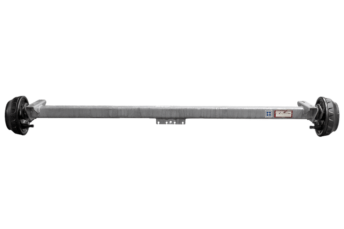 Assale frenato KNOTT VGB18MV per rimorchio/carrello portattrezzi 1800kg 1850mm 2320mm 5x112