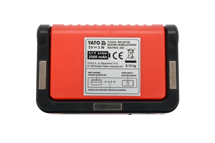 Faro portatile + torcia YATO YT-81819 COB LED 300lm