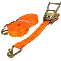 Cinghia di fissaggio UNITRAILER arancione da 12 m/35 mm/2 t con tenditore