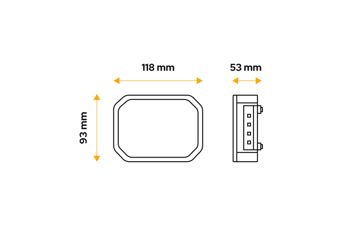 TT TECHNOLOGY TT.12018L+TT.12018P Luci posteriori a LED 4 funzioni sinistra+destra