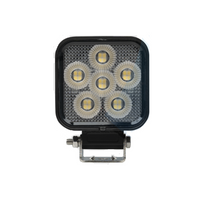 Faro da lavoro a LED con riflettore TT TECHNOLOGY NERO TT.13324 24xLED 1920lm quadrato